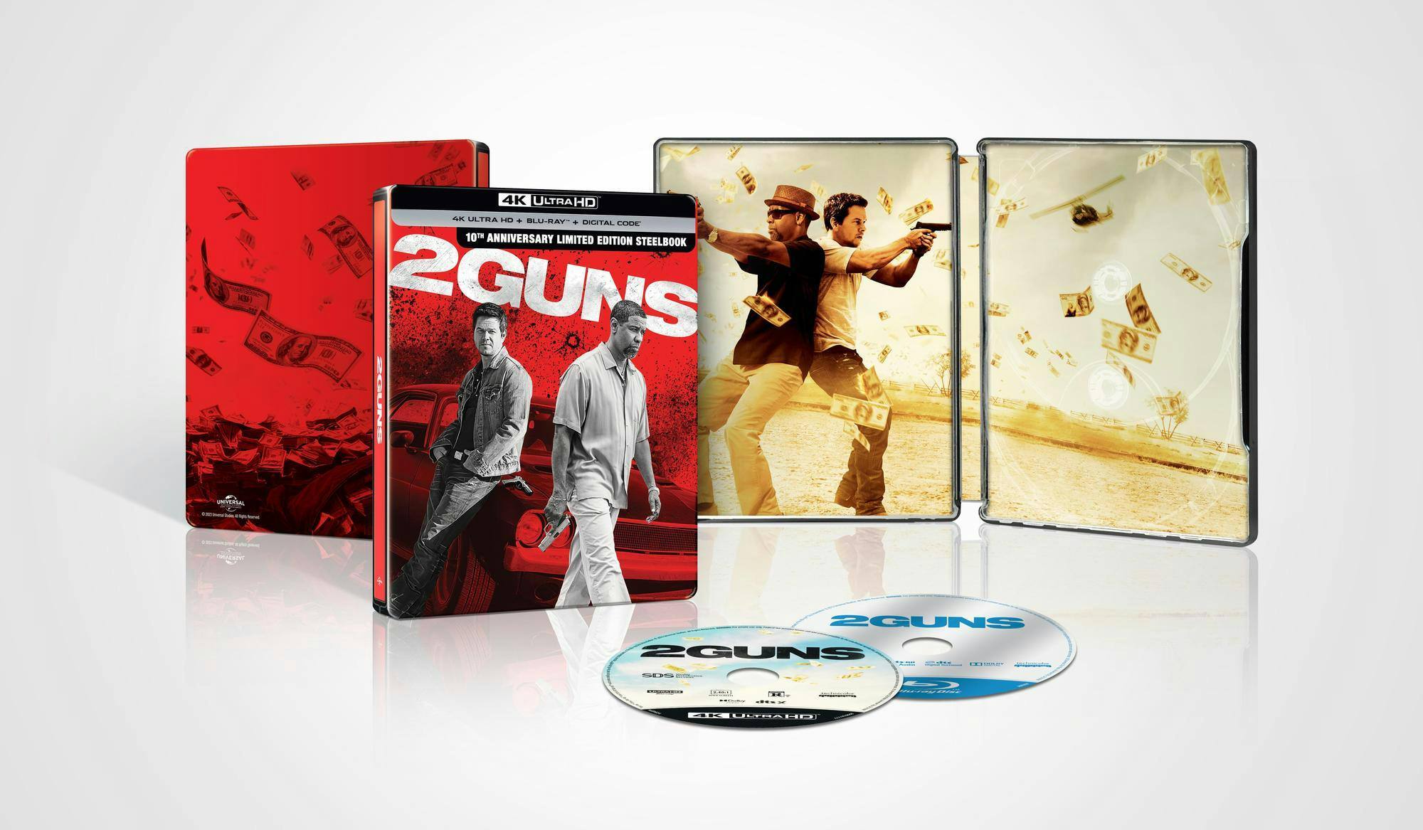 Back. 2 Guns (Steelbook 4K Ultra HD + Blu-ray + Digital) [UHD].