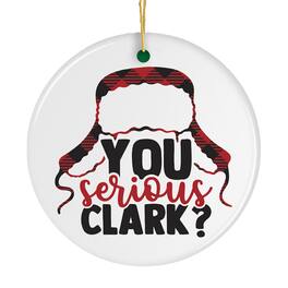 OrnamentallyYou - You Serious Clark Christmas Ornament - Multi-colored