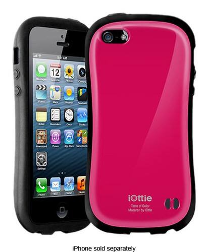 Best Buy iOttie Macaron Case for Apple iPhone 5 Magenta CSCEIO205