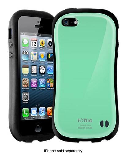 Front Standard. iOttie - Macaron Case for Apple® iPhone® 5 - Mint.