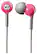 Front Standard. X-1 Audio - Flex Waterproof Earbud Headphones - Pink.