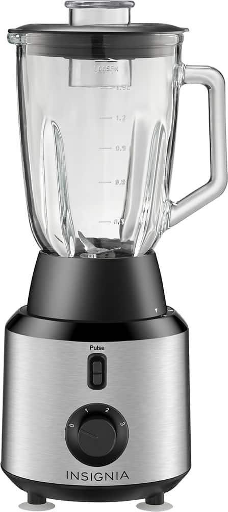 Angle. Insignia™ - 50.7-Oz. Blender - Stainless-Steel.