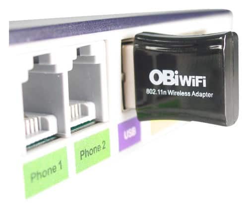 Front. Obihai - OBiWiFi Wireless-N USB 2.0 Adapter - Black.