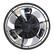 Alt View 9. Breezary - 12" Indoor Flush Mount Cage Ceiling Fan with Remote, 7 Blades, 6-Speed DC Motor, Timer & Memory, Compact for Small Rooms - Matte Black.