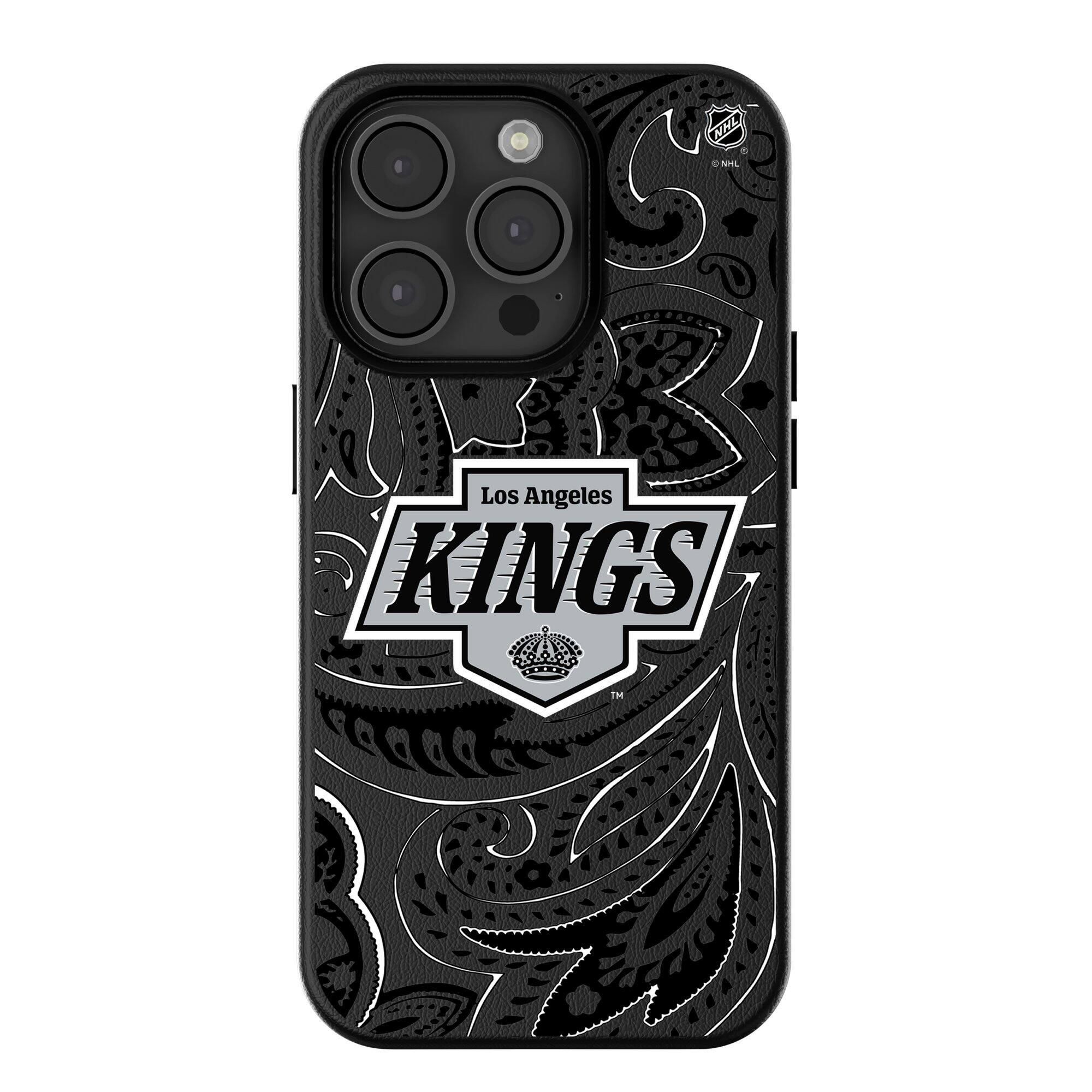 Keyscaper - NHL - Los Angeles Kings Paisley iPhone Magnetic Bump Case - 16 Pro Max - Black price history on PriceWatchPro