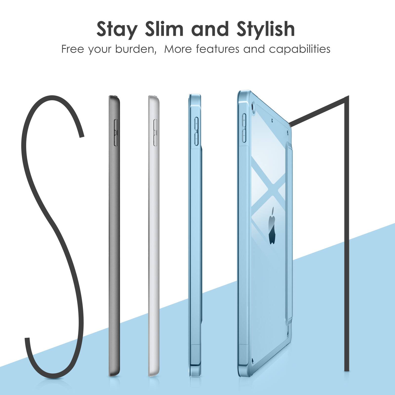 Stay Slim and Stylish  
Free your burden, More features and capabilities