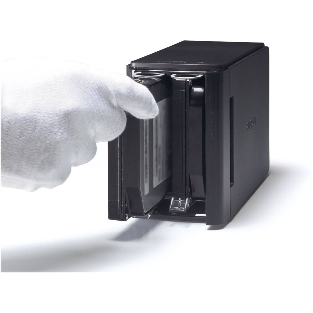 Alt View 14. Buffalo - DriveStation Pro 4TB 2-Bay External USB 3.0 Storage - black.