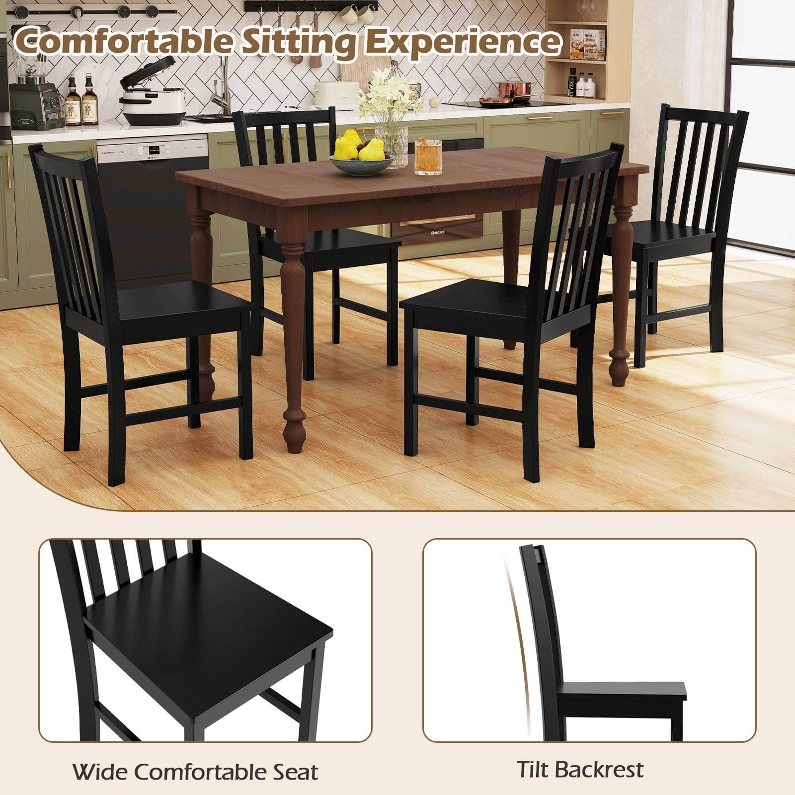 Comfortable Sitting Experience

Wide Comfortable Seat

Tilt Backrest