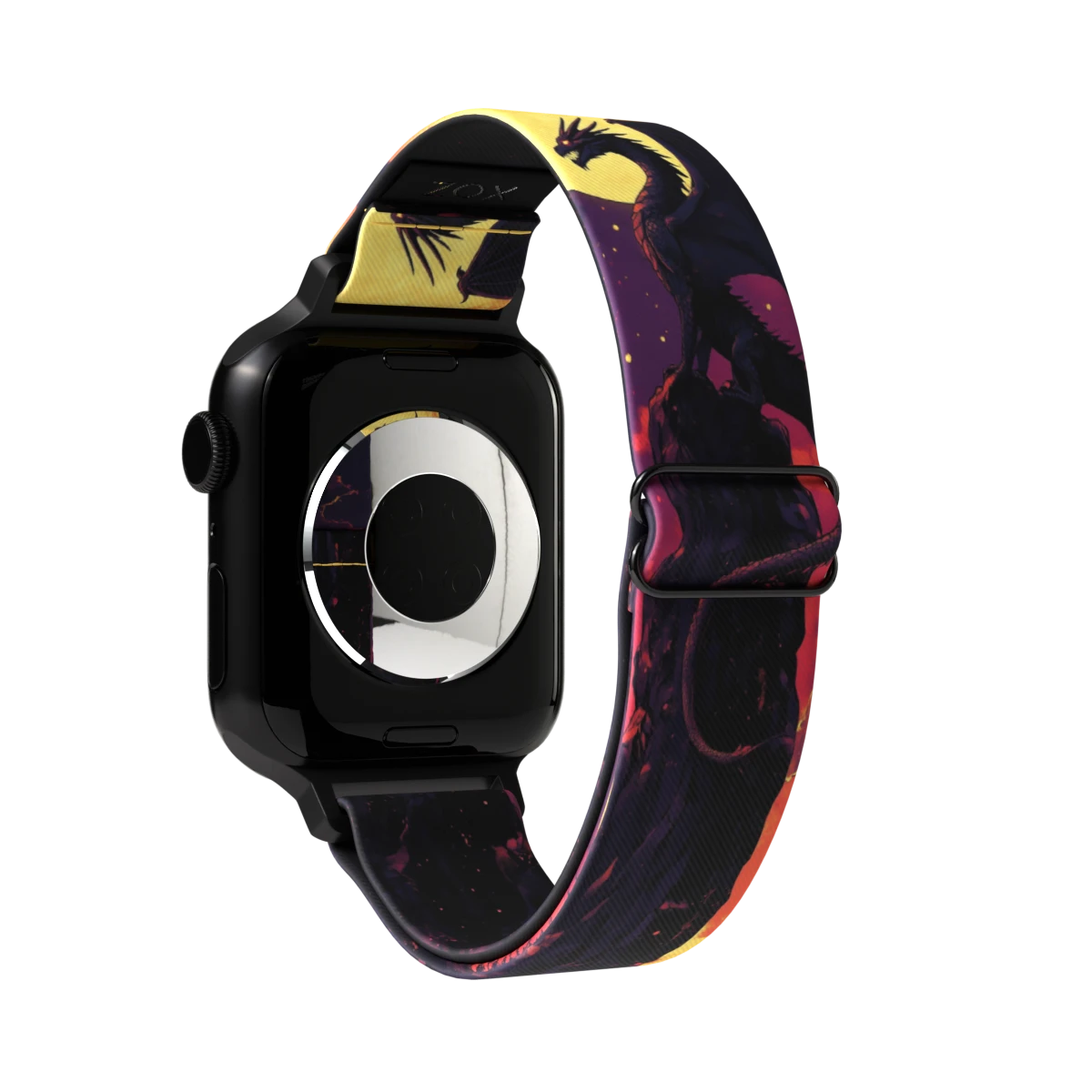 Front. ZOX - Night Wing NFC Smartwatch Band, 22mm - Purple.