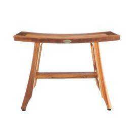 EcoDecors - Satori 24" Teak Shower Bench - EarthyTeak