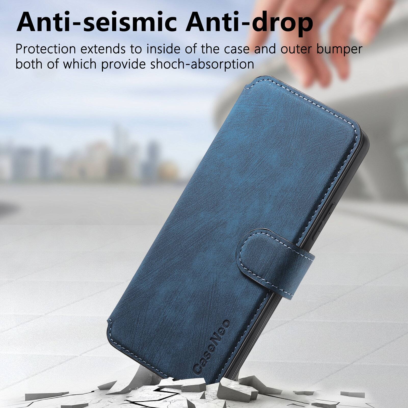 Anti-seismic Anti-drop Protection extends to inside of the case and outer bumper both of which provide shock-absorption