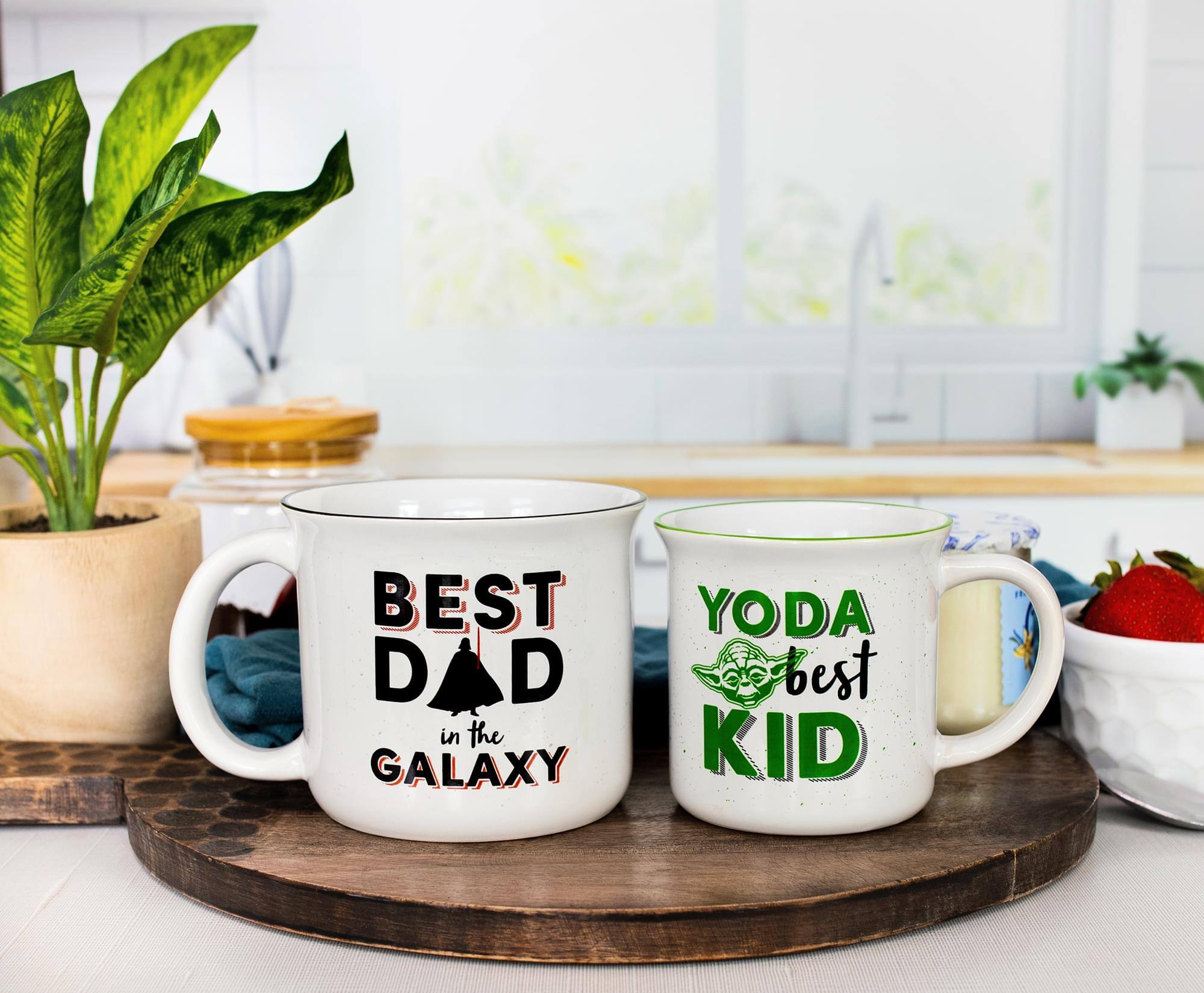 BEST DAD in the GALAXY  
YODA best KID