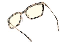 GUNNAR - Womens Computer Glasses - Kaia, Cream/Marble, Clear Lens - Blue Light Blocking, Releive Dry Eye, Anti Glare - Cream Marble