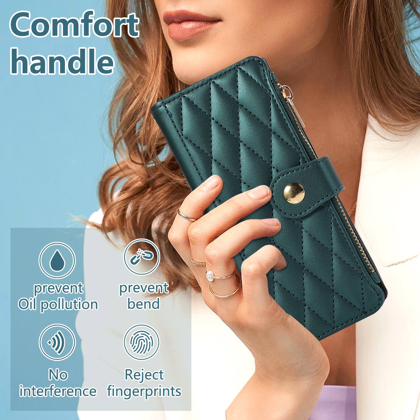 Comfort handle  
- Prevent oil pollution  
- Prevent bend  
- No interference  
- Reject fingerprints