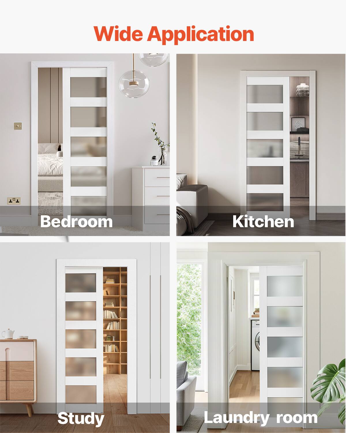 Wide Application

- Bedroom
- Kitchen
- Study
- Laundry room