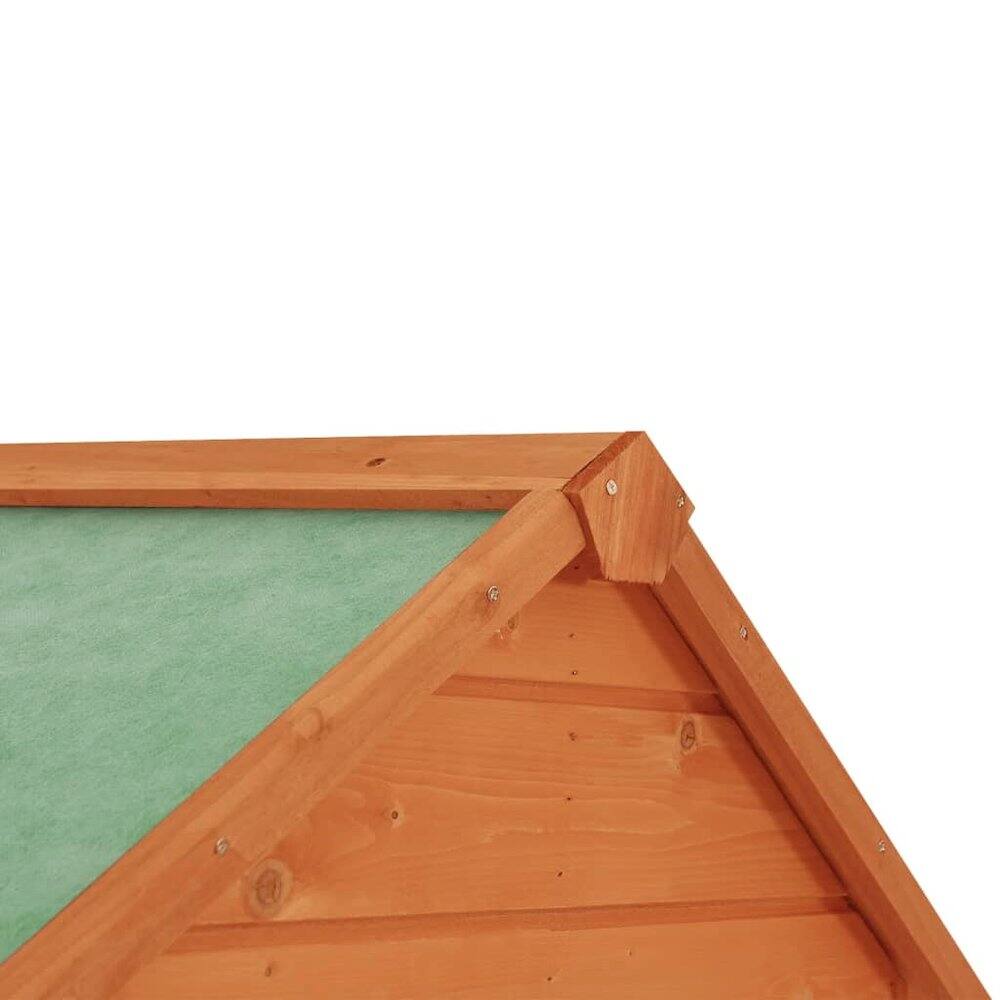 Alt View 4. vidaXL - Outdoor Cabinet Wood - Brown.