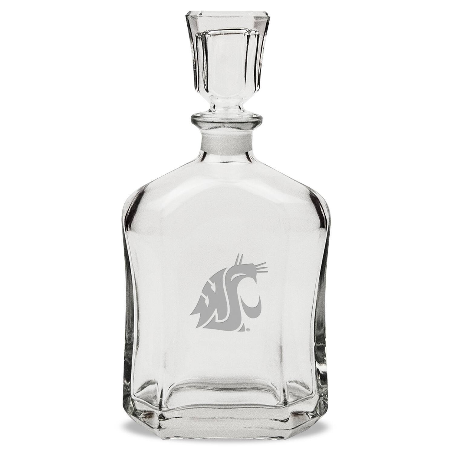 Front. Jardine - Washington State Cougars 23.75oz. Crystal Decanter - Multicolor.