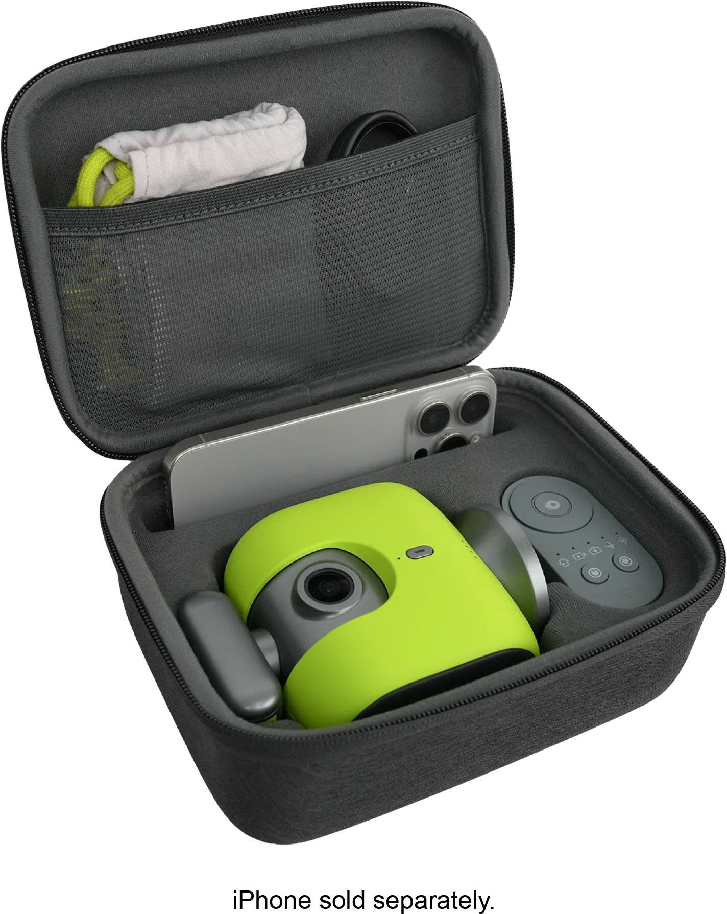 iPhone sold separately.