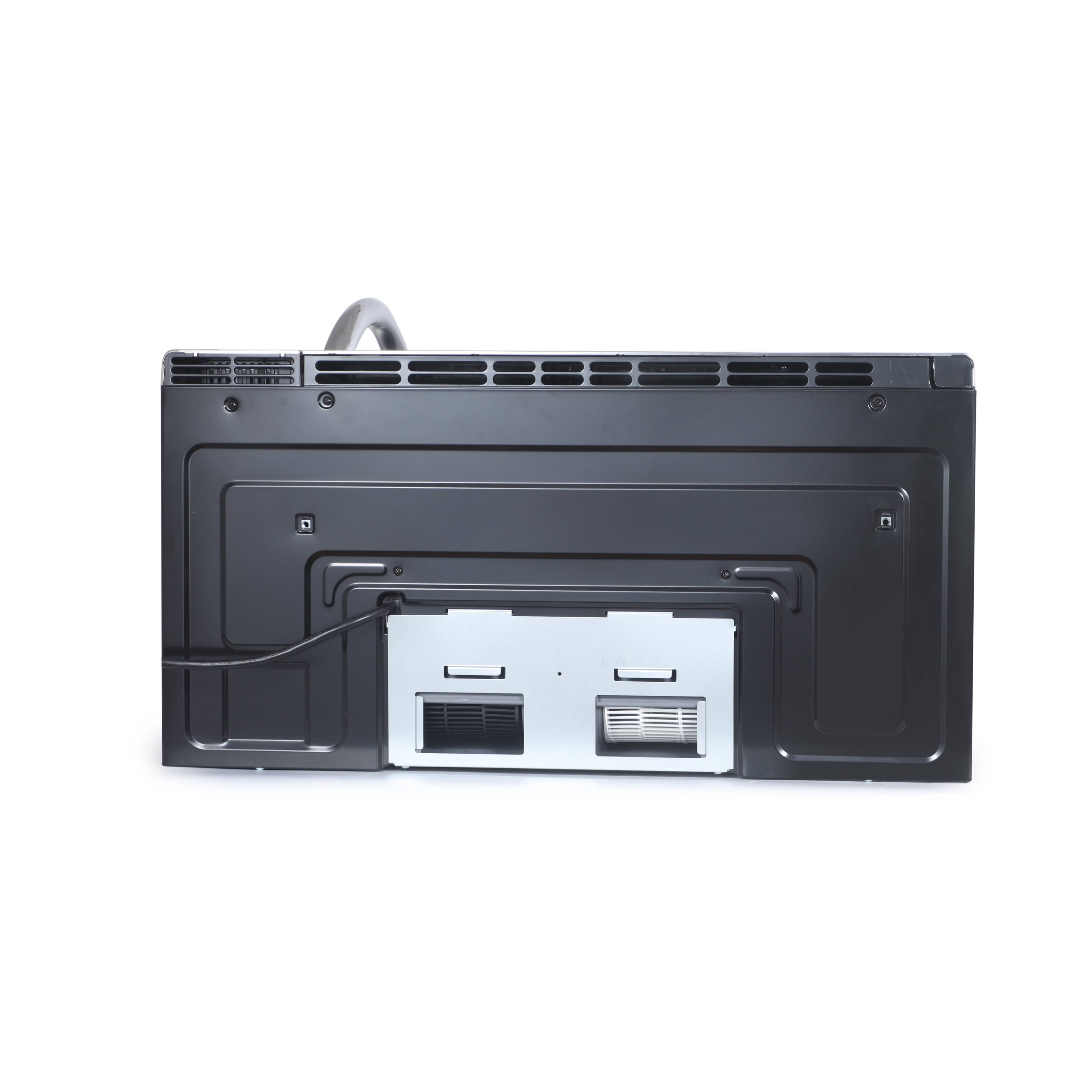 Alt View 1. Commercial Chef - Commercial Chef 1.7 Cu. Ft. Over-The-Range Convection Microwave Oven, 10 Power Levels, Air Fryer, 300 CFM Hood Fan - Black.