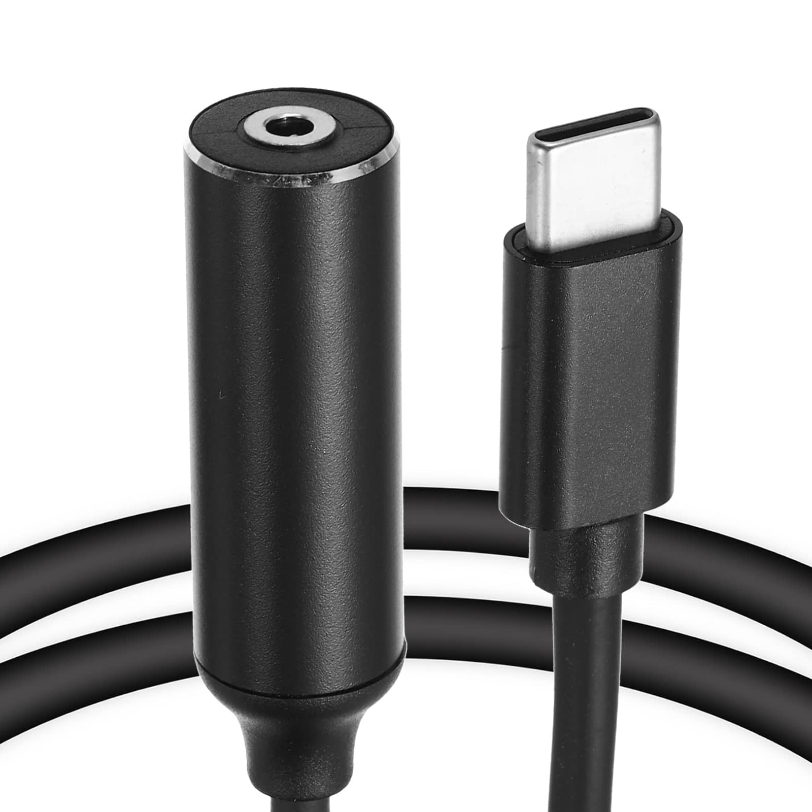 Unique Bargains - 0.6FT USB C to DC 3x1.1mm PD Charging Cable, 5/9/20V 65W 3.25A, for Router, Camera, TV Box, Desk Lamp - Black