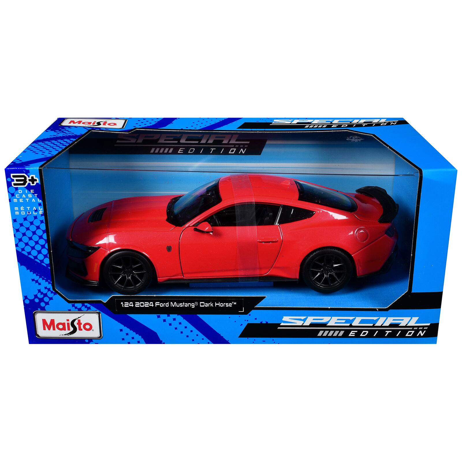 Maisto SPECIAL EDITION  
3+  
DIE CAST METAL  
1:24 2024 Ford Mustang Dark Horse
