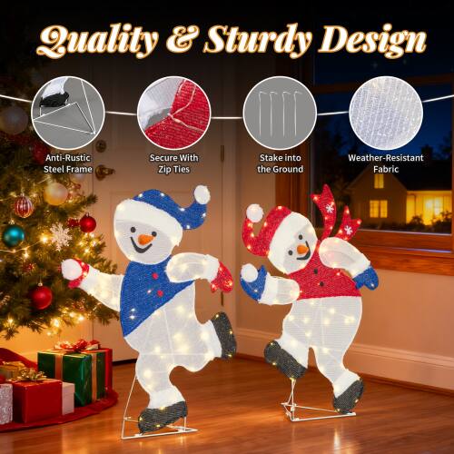 Quality & Sturdy Design

- Anti-Rustic Steel Frame
- Secure With Zip Ties
- Stake into the Ground
- Weather-Resistant Fabric