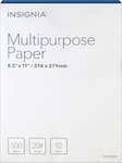 Insignia™ - Multipurpose 8.5" x 11" 500-Count Paper - White