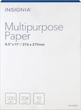 Insignia™ - Multipurpose 8.5" x 11" 500-Count Paper - White