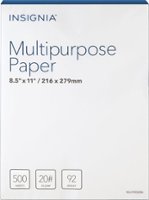 Insignia™ - 92 Bright Multipurpose Paper (500 Count) - White - Front_Zoom