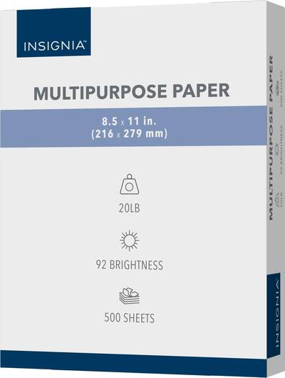 PrintWorks 100% Recycled Printer Paper 8.5 x 11 1 Ream: 400 Sheets, White PrintWorks 100% Recycled Printer Paper 8.5 x 11 1 Ream: 400 Sheets, White