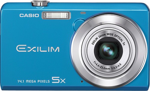 Buy: Casio Exilim 14.1-Megapixel Digital Camera Blue EX-ZS10BE