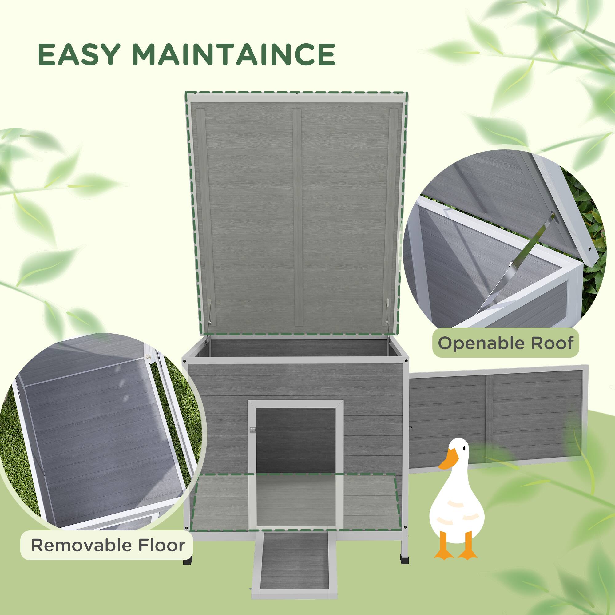 EASY MAINTENANCE

- Openable Roof
- Removable Floor