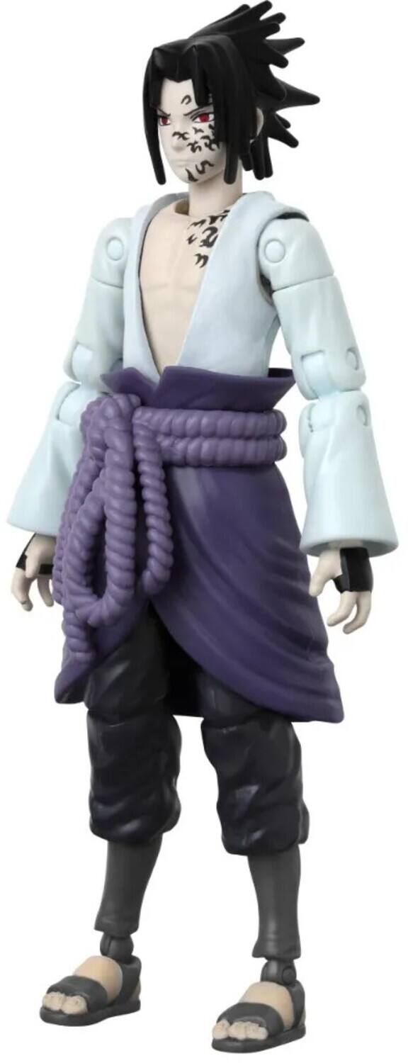 Alt View 3. Bandai - Bandai - Naruto - Anime Heroes: Beyond - Sasuke Uchiha Curse Mark Transformation Action Figure Set   - COLLECTIBLES - Multicolor.