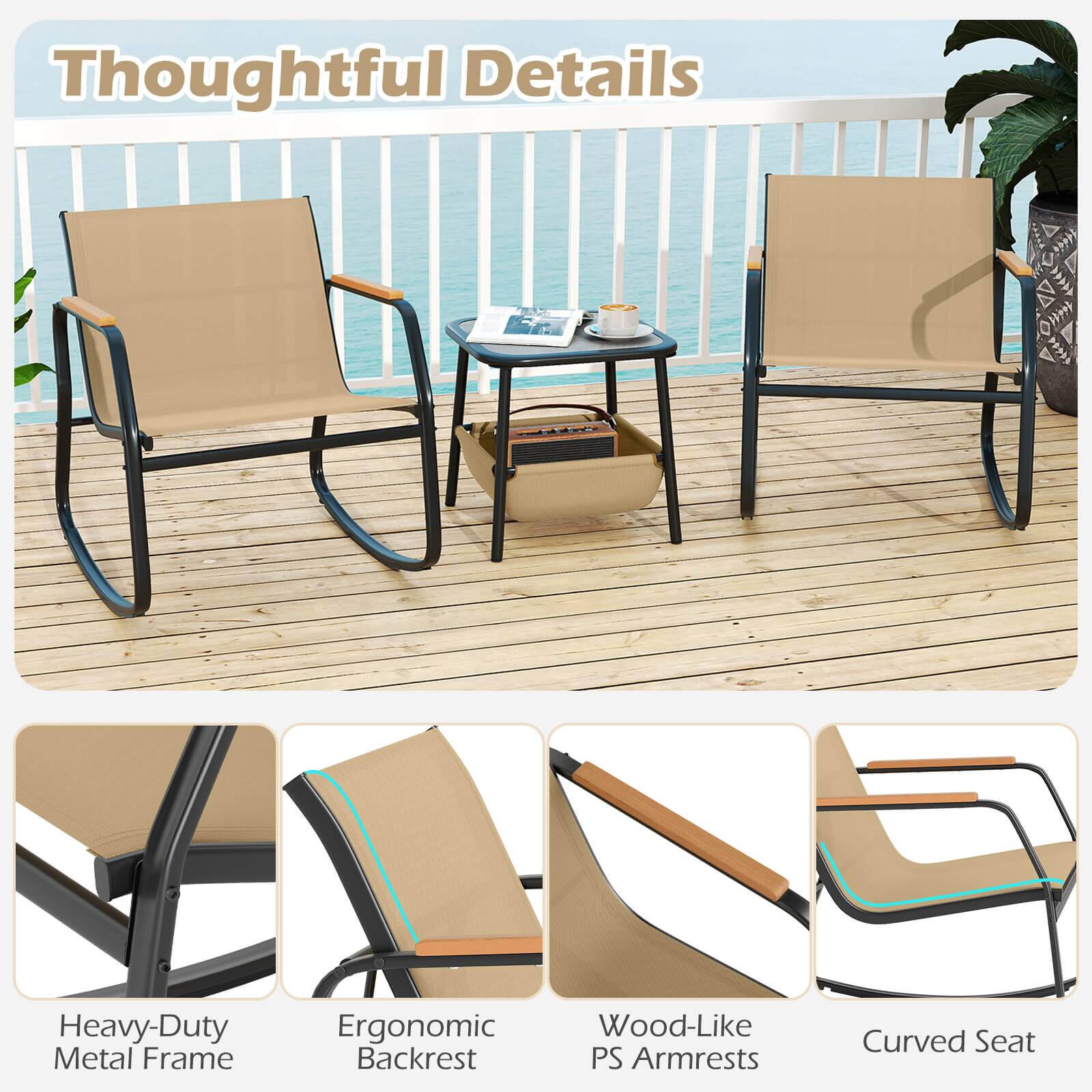 Thoughtful Details

Heavy-Duty Metal Frame  
Ergonomic Backrest  
Wood-Like PS Armrests  
Curved Seat