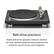 Belt-drive precision
Stable belt-drive operation reduces vibration for clear, detailed playback that preserves the authentic sound of your vinyl collection.