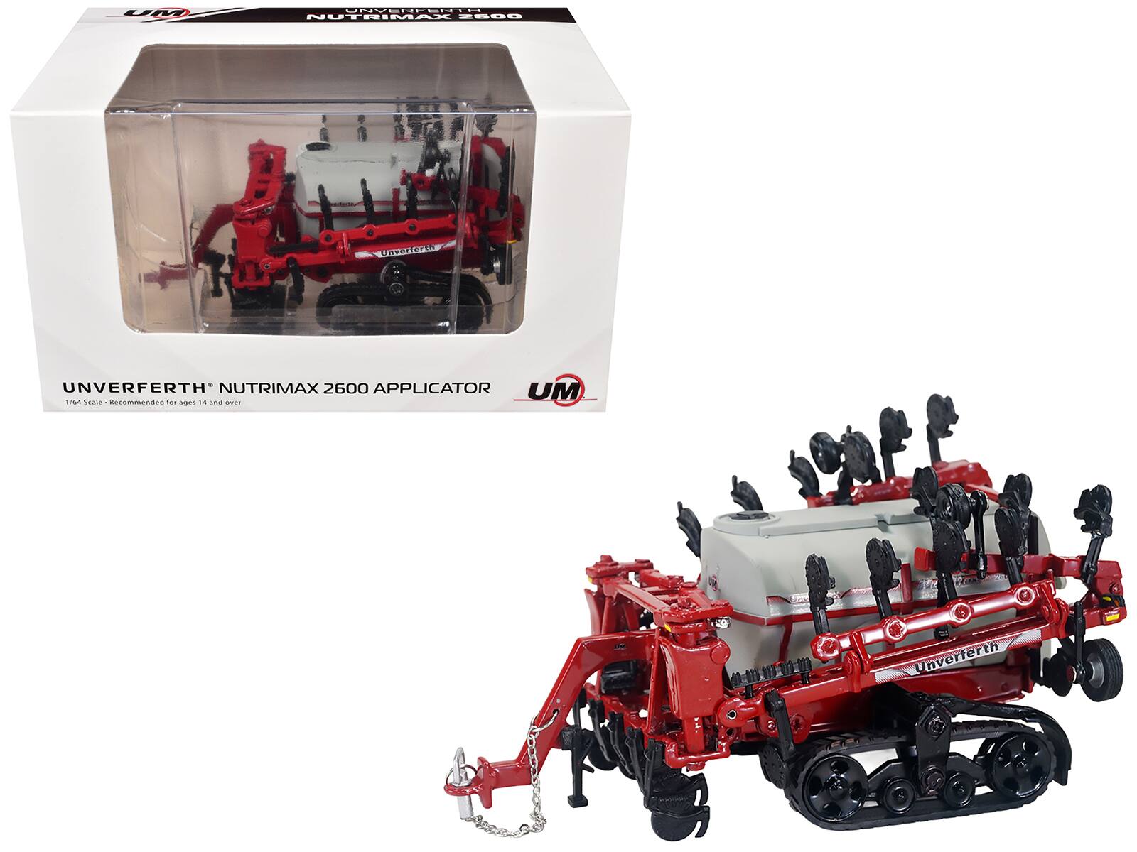 UM  
UNVERFER 12111 NUTRIMAX 2600  
Unverferth  
UNVERFERTH NUTRIMAX 2600 APPLICATOR UM 1/64 Scale - Recommended for 15 AND over  
Unverferth