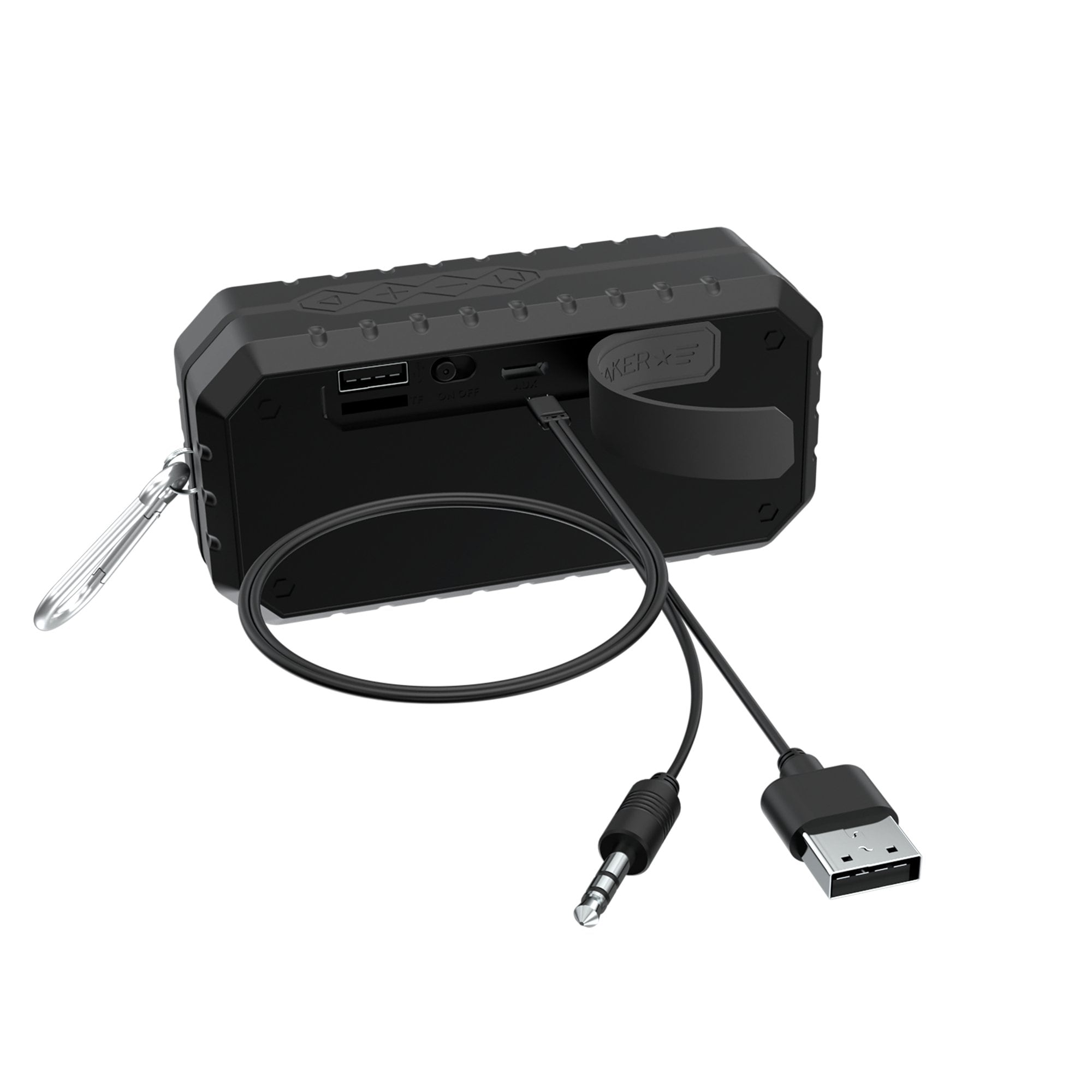 Alt View 2. Keyscaper - End Zone Water Resistant Bluetooth Speaker - Multicolor.