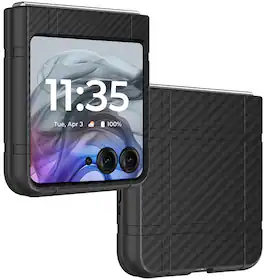 Nakedcellphone - Slim Case for Motorola RAZR (2024/2025/2026) - Carbon Fiber