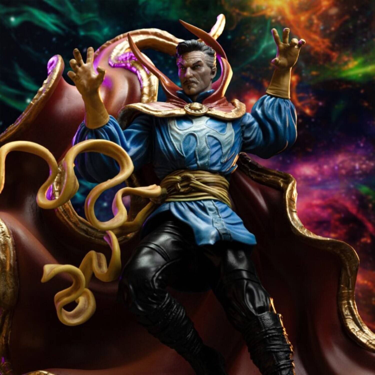 Alt View 2. Iron Studios - Iron Studios - Marvel - Deluxe Art Scale 1/10 - Doctor Strange Statue   - Collectibles - Multicolor.