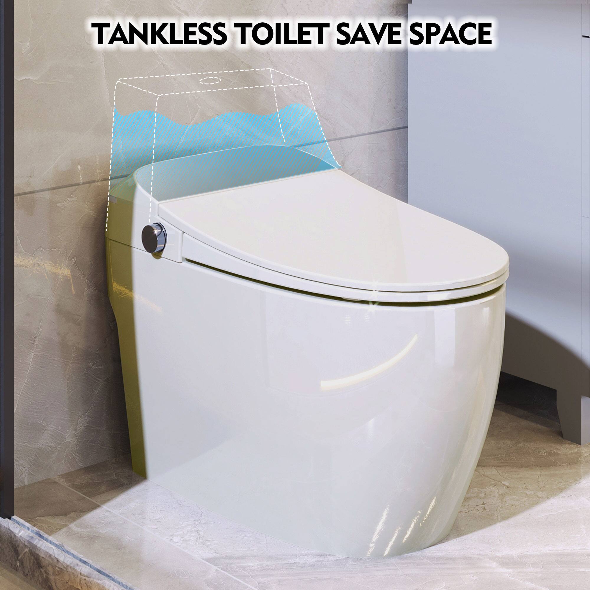 TANKLESS TOILET SAVE SPACE