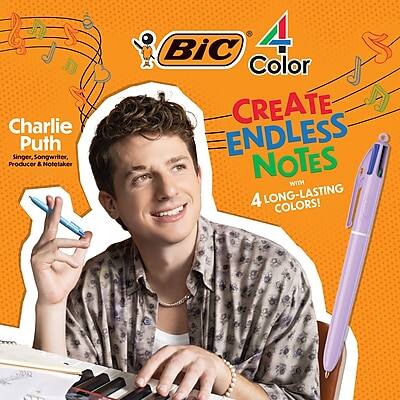 Charlie Puth  
Singer, Songwriter, Producer & Notetaker  

Bic Color  
Create Endless Notes with 4 Long-Lasting Colors!