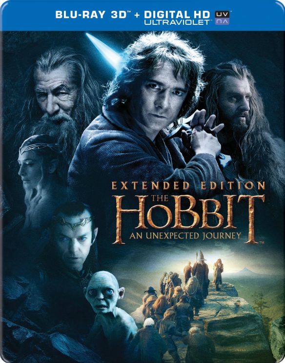 The Hobbit: An Unexpected Journey 3D [Extended Edition] [UltraViolet]  [Blu-ray] [3D] [Blu-ray/Blu-ray 3D] [2012] - Best Buy