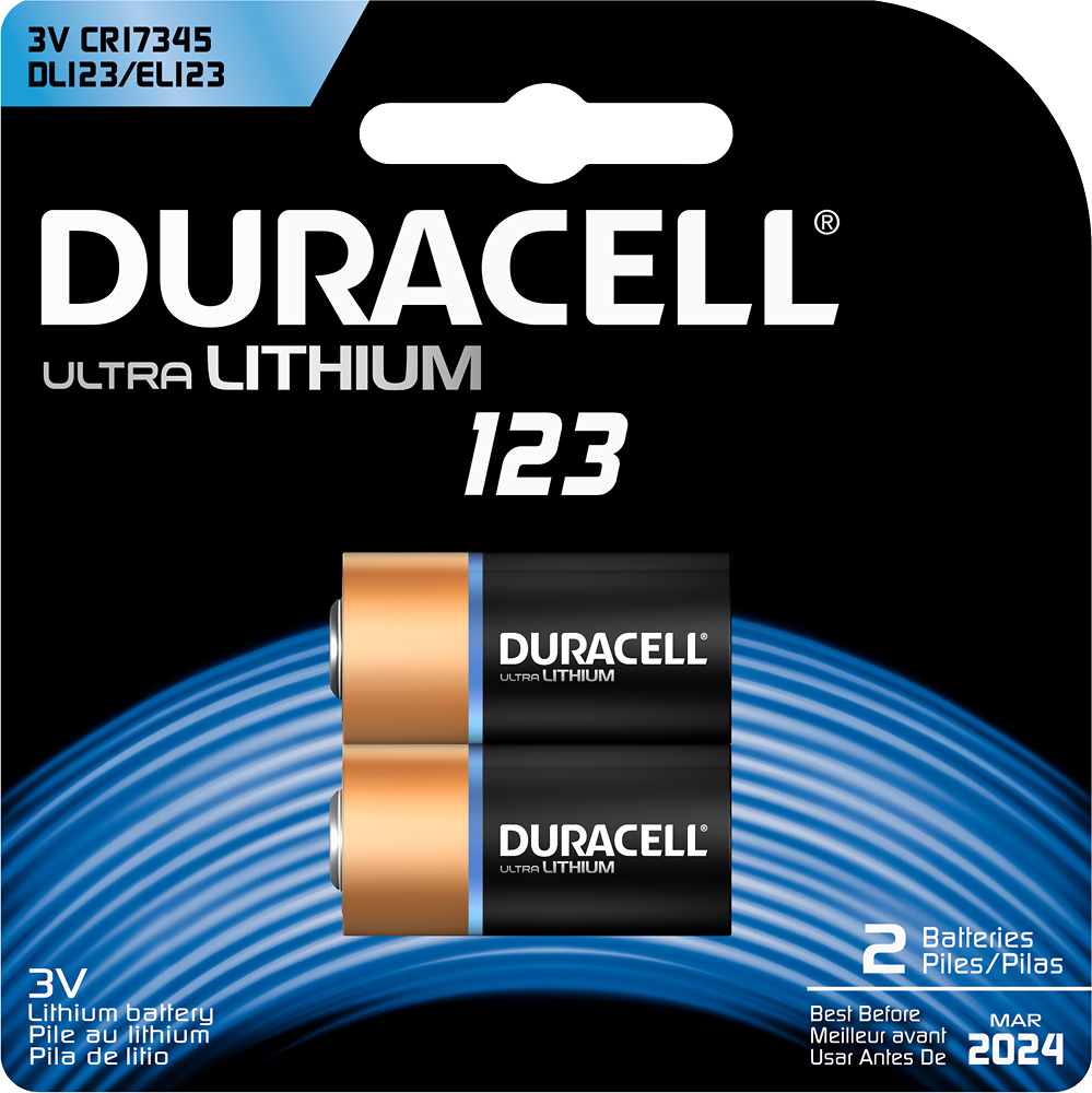 Duracell Ultra CR123 Battery DL123AB2PK - Best Buy