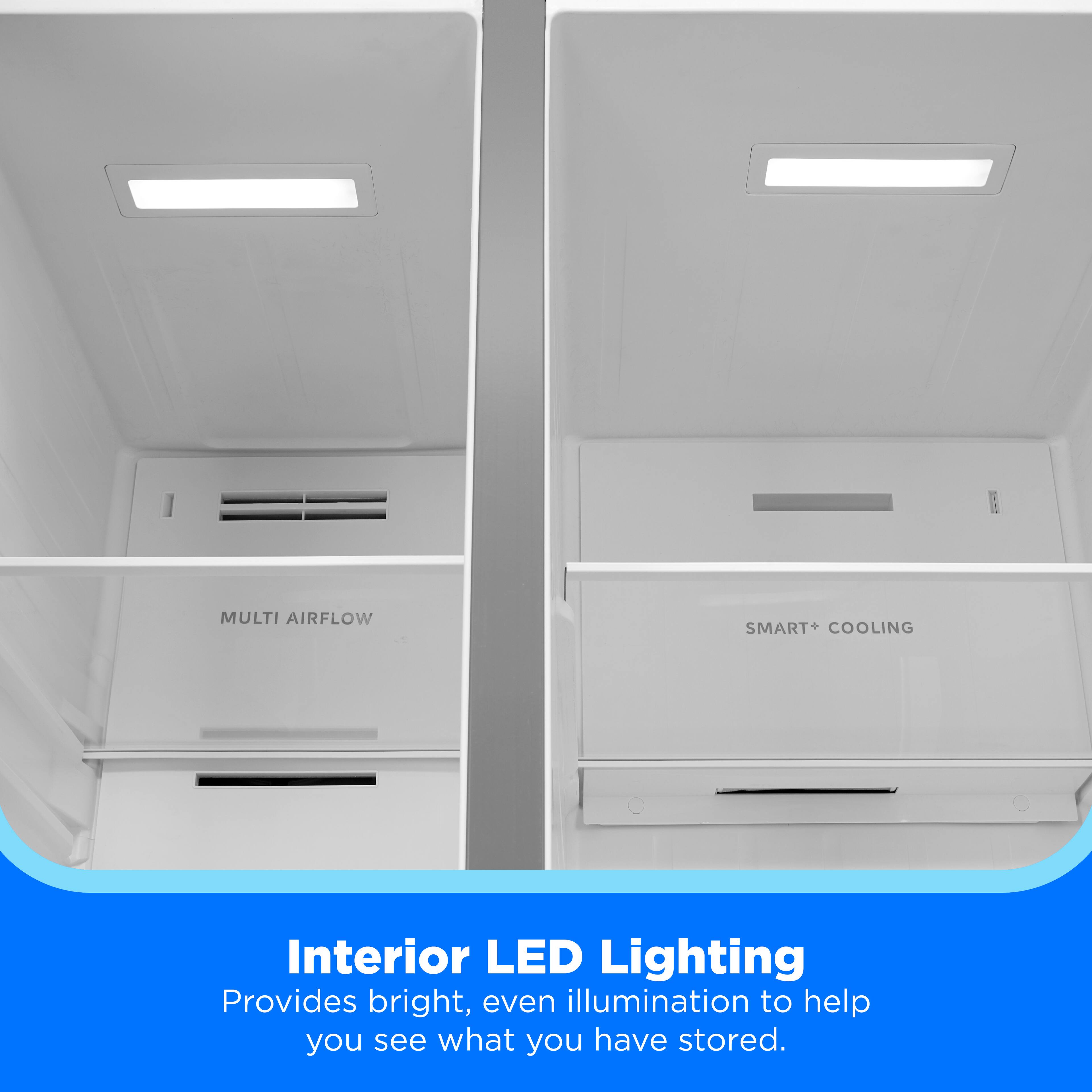 MULTI AIRFLOW  
SMART+ COOLING  

Interior LED Lighting  
Provides bright, even illumination to help you see what you have stored.