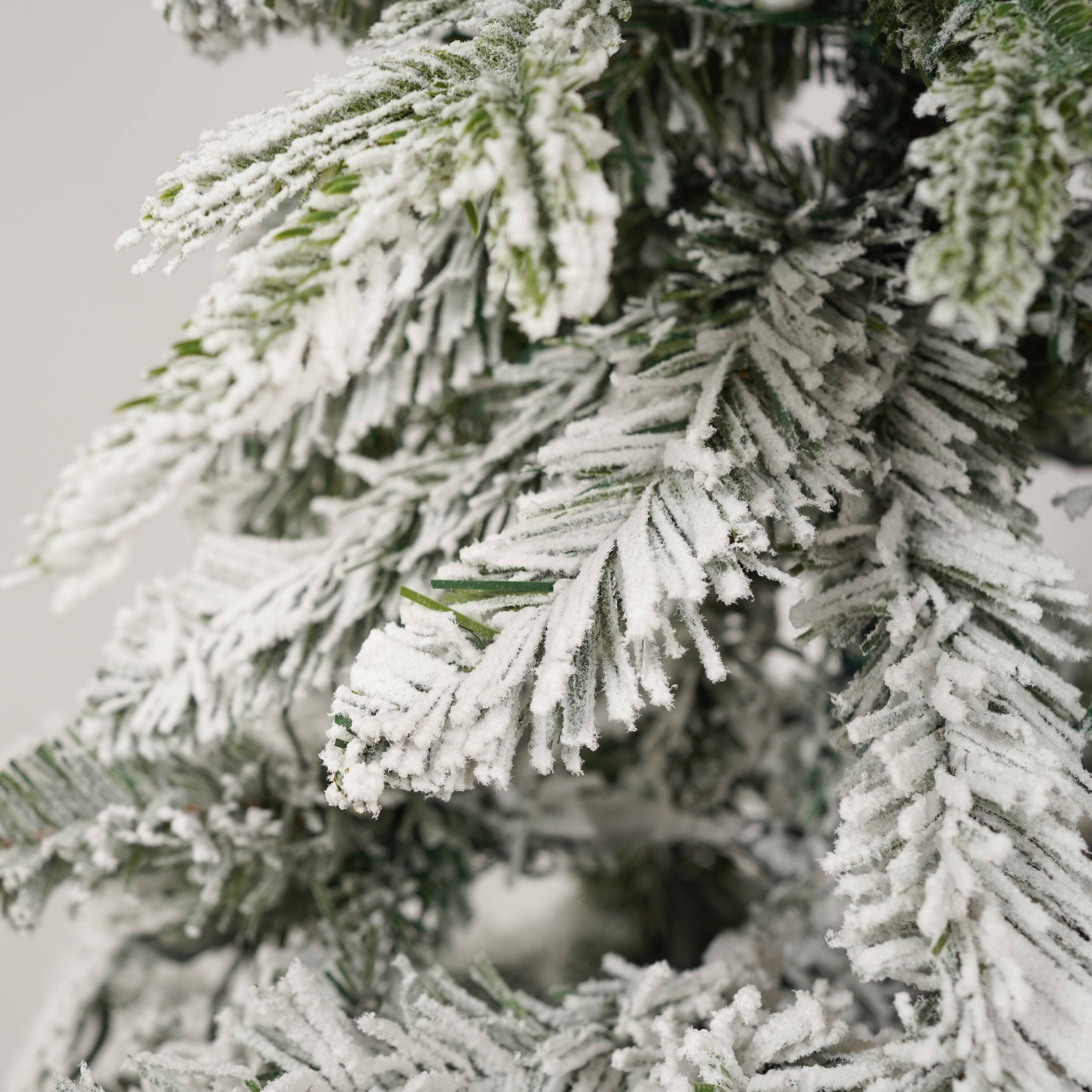 Alt View 8. Hivvago - Pre-lit Christmas Artificial Tree 4-Piece Set - Green.