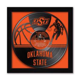 Sporticulture - Oklahoma State Cowboys Framed 13" x 13" Vinyl Record Art Print - Orange