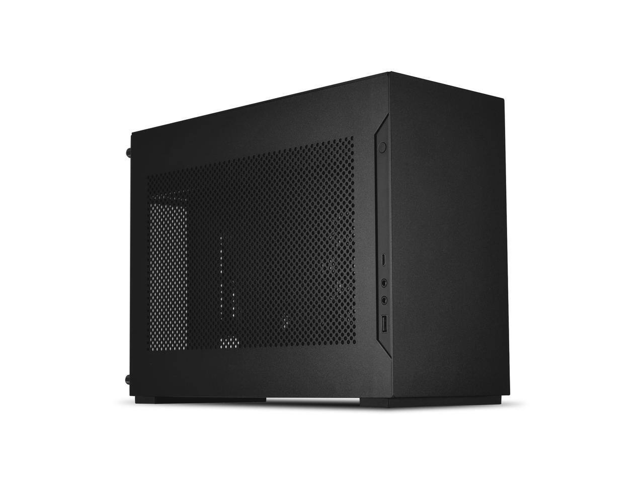 Lian Li A4 H2O Black SPCC / Aluminum Mini ITX Computer Case, PCI4