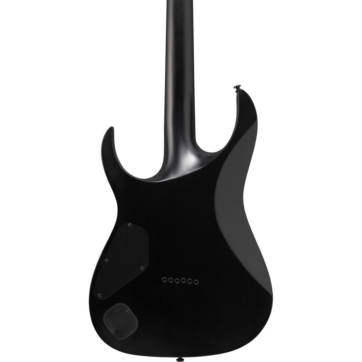 Alt View 4. Ibanez - Ibanez RG Iron Label Series RGRTB621 Electric Guitar, Black Flat.
