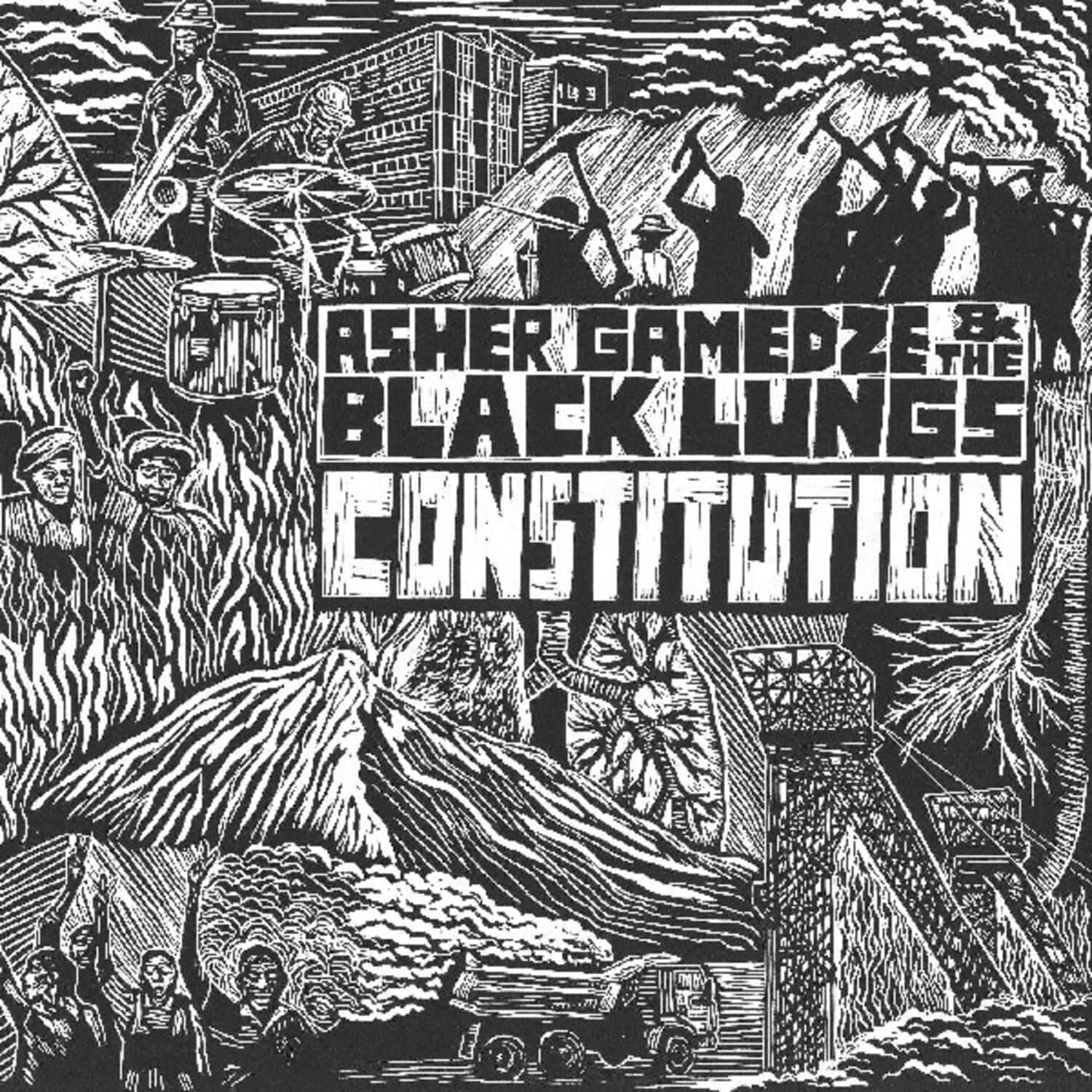 Asher Gamedze & The Black Lungs - Constitution   - COMPACT DISCS [CD] price history on PriceWatchPro