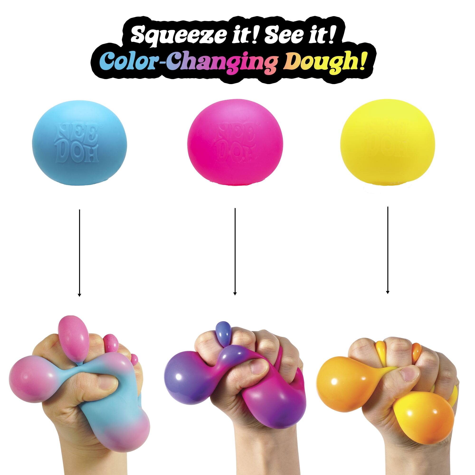 Squeeze it! See it! Color-Changing Dough!  
NO DOH